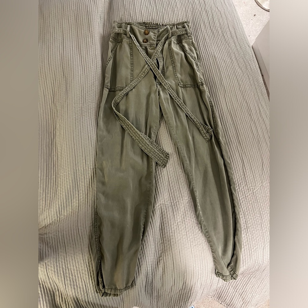 Olive green pants